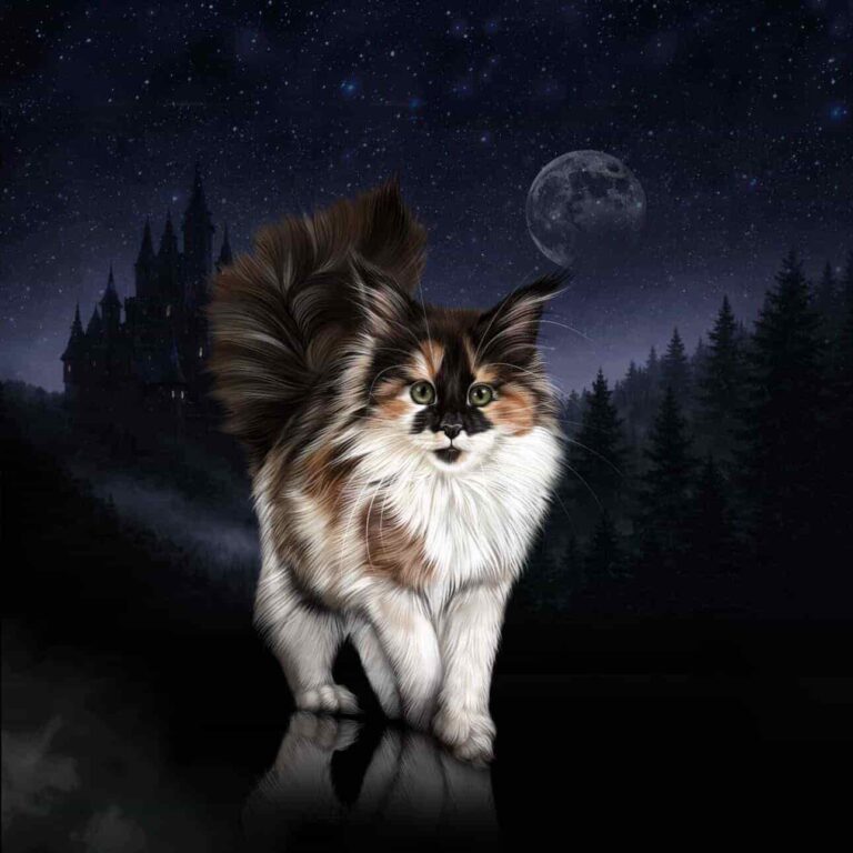 Bearded lady Maine Coon Lettie Lutz unique female at Utah breeder serving western United States